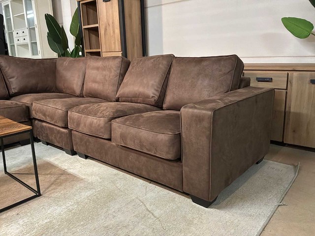 Javiri leren hoekbankstel - afbeelding 12 van  16