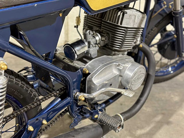 Jawa 350 cafe racer two-stroke 343cc 1991, ml-27-jz motorfiets - afbeelding 10 van  12