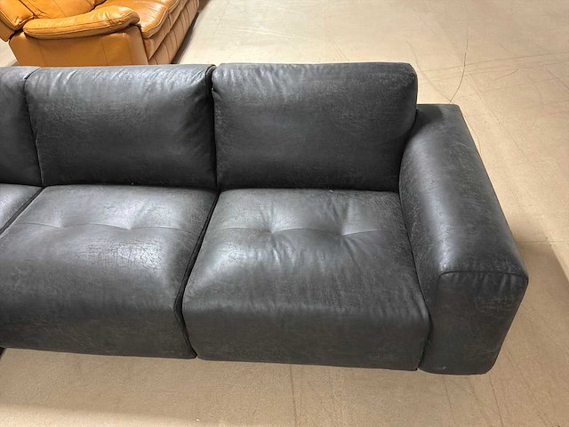 Jax leren hoekbank - afbeelding 4 van  14