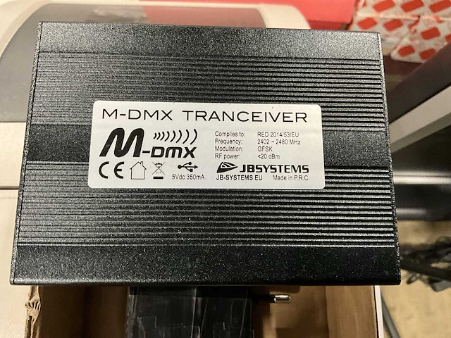 Jb-systems m-dmx tranceiver - afbeelding 2 van  6