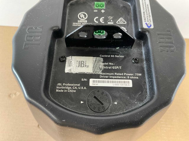 Jbl (c65p/t) 5.2” compact full-range pendant loudspeakers (5x) - afbeelding 4 van  5