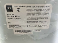 Jbl control (47hc) narrow coverage premium in-ceiling loudspeaker system (new) (2x) - afbeelding 3 van  14