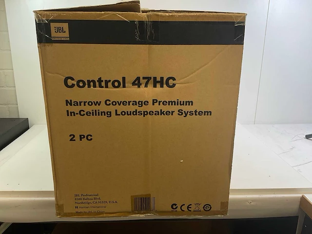 Jbl control (47hc) narrow coverage premium in-ceiling loudspeaker system (new) (2x) - afbeelding 7 van  14