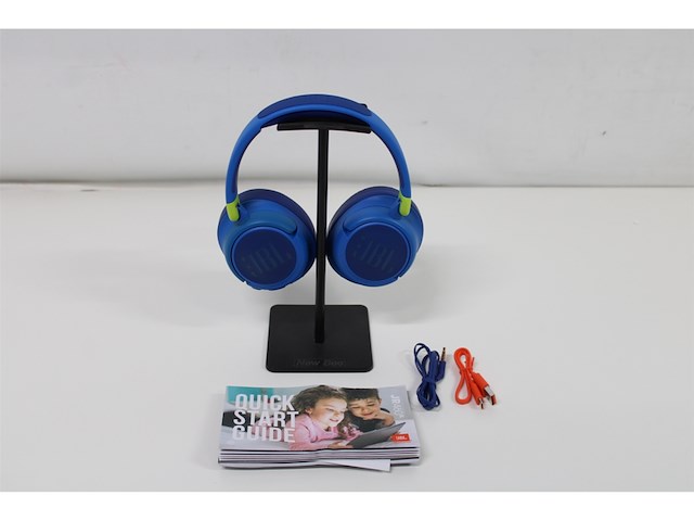 Jbl junior 460 bluetooth noise cancelling headphones blue - afbeelding 3 van  3