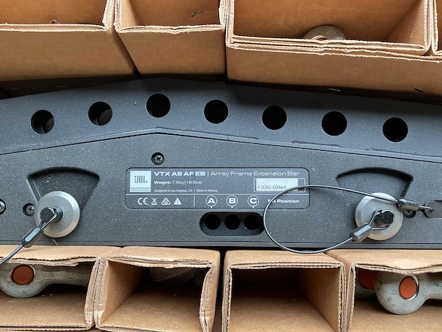 Jbl vtx extensie-array bar diverse audioapparatuur - afbeelding 2 van  3