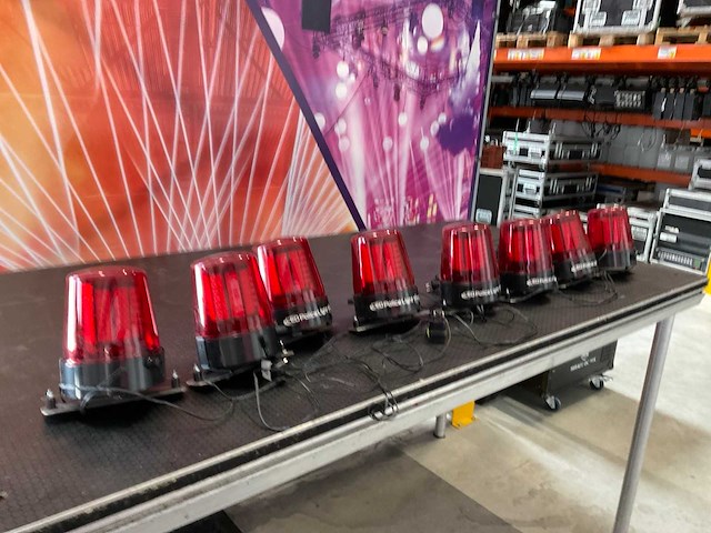 Jbsystems police light zwaailamp (8x) - afbeelding 1 van  4