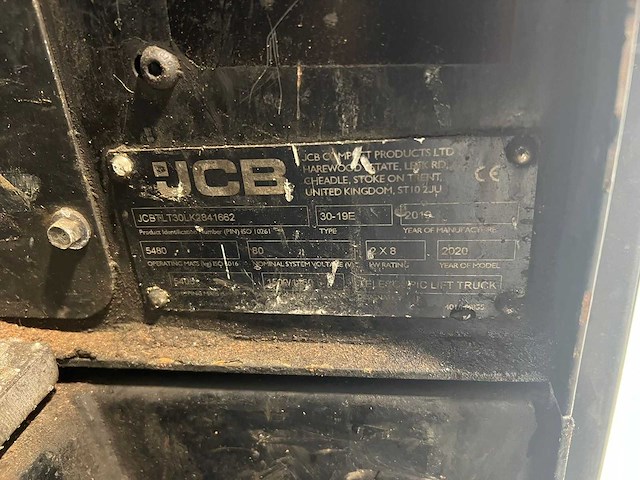 Jcb - 2020 - tlt30-19e met vorkversteller - vorkheftruck - side-shift - afbeelding 6 van  7