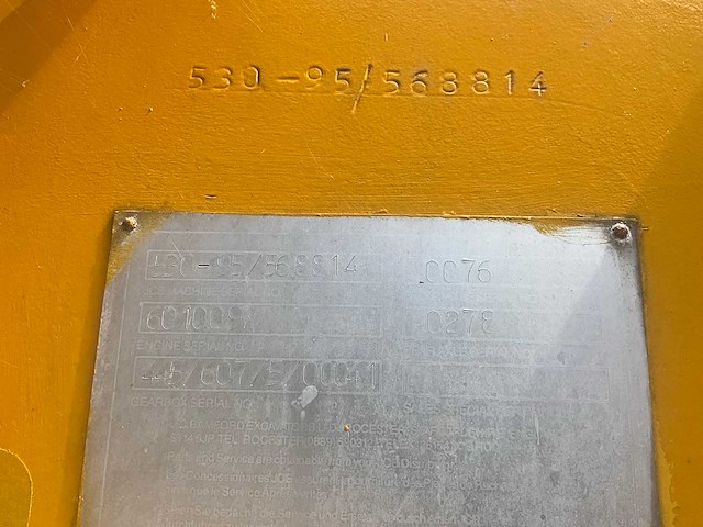 Jcb - 530-95 - verreiker / telescooplader met jib, lepels en schepbak - afbeelding 23 van  34