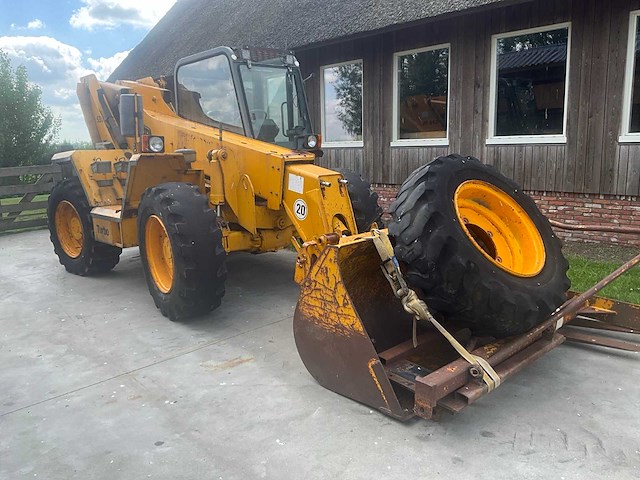 Jcb - 530-95 - verreiker / telescooplader met jib, lepels en schepbak - afbeelding 4 van  34