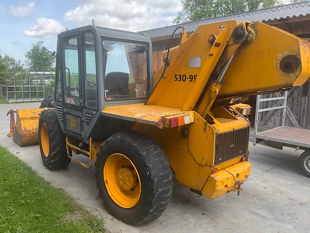 Jcb - 530-95 - verreiker / telescooplader met jib, lepels en schepbak - afbeelding 7 van  34