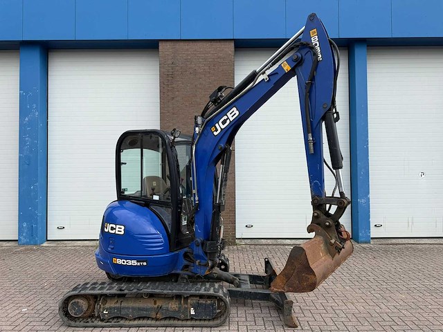 Jcb - 8035 zts 3,5 ton rupskraan - rupsgraafmachine - 2018 - afbeelding 1 van  21