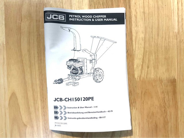 Jcb - ch150120pe - houthakselaar 2026 - versnippercapaciteit 120 mm - afbeelding 2 van  19