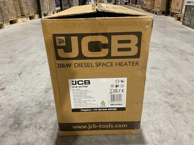 Jcb - sh70d - diesel heater 20 kw - afbeelding 16 van  20
