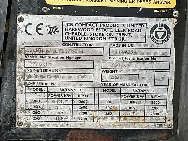 Jcb - tlt35d teletruk - telescopic handlers - 2007 - afbeelding 23 van  23
