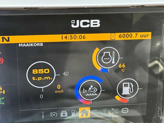 Jcb 2017 hydradig banden graafmachine - afbeelding 15 van  22