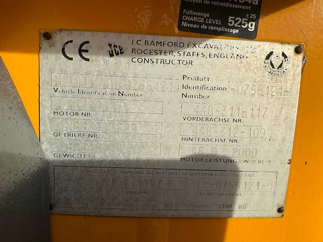 Jcb 408b shovel - afbeelding 24 van  31