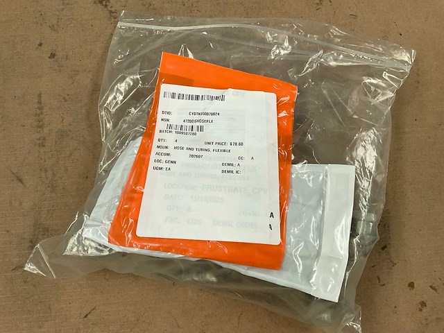Jcb 611/42600 hose (4x) - afbeelding 2 van  3