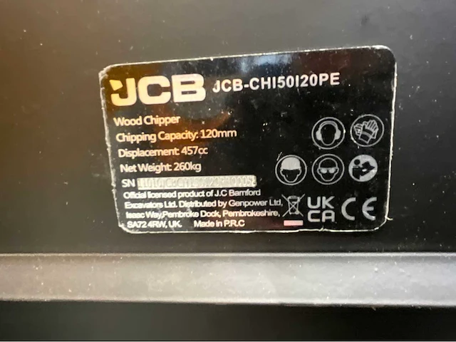 Jcb ch150120pe houthakselaar - versnippercapaciteit 120 mm - 15pk - 2026 - afbeelding 22 van  48