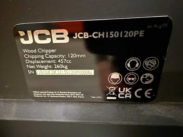 Jcb ch150120pe houthakselaar - afbeelding 3 van  17