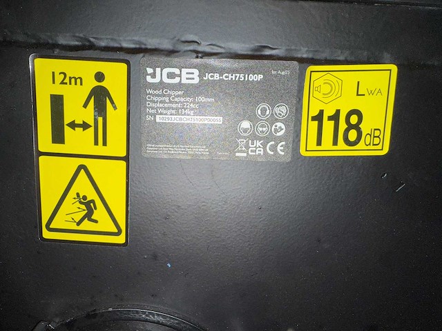 Jcb ch75100p houthakselaar - afbeelding 12 van  12