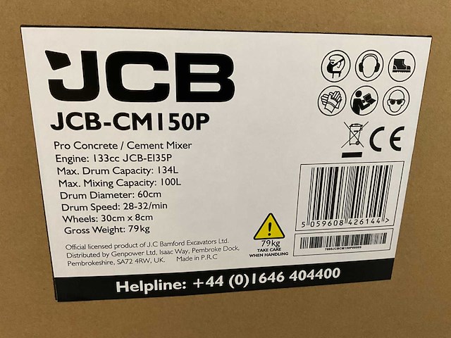 Jcb cm150p betonmixer - afbeelding 14 van  22