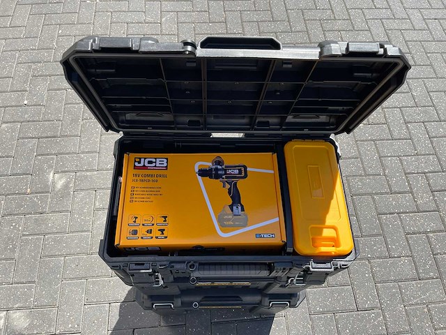 Jcb complete gereedschapskit incl. jcb site kit en accessoires - jcb-18v-sitekit-1 - afbeelding 1 van  17
