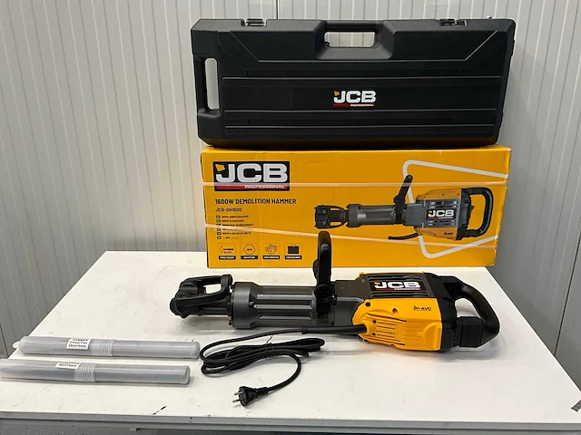 Jcb dh1600 breekhamer - 1600w - 1450bpm - sloopgereedschap in koffer - afbeelding 1 van  13
