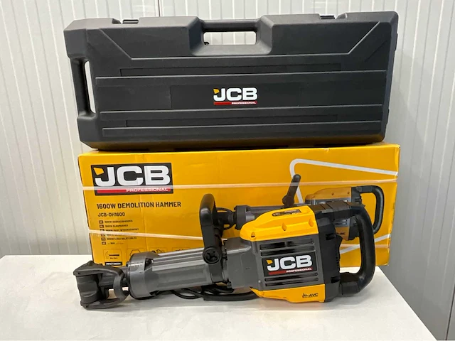 Jcb dh1600 breekhamer - 1600w - 1450bpm - sloopgereedschap in koffer - afbeelding 6 van  13