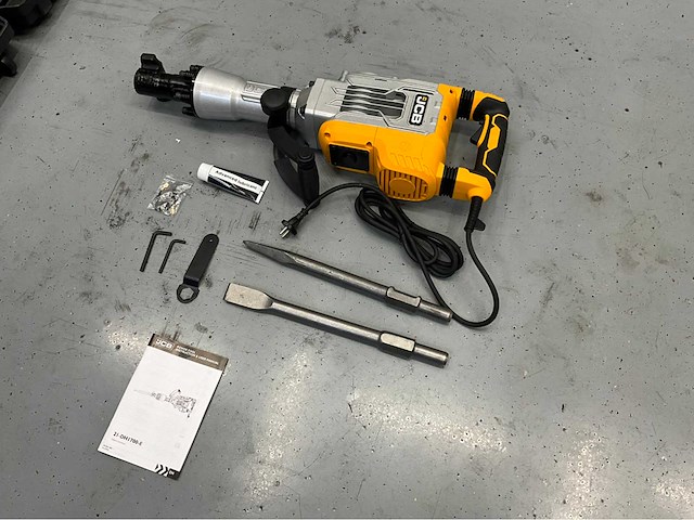Jcb dh1700 - breekhamer - sloophamer - 1700w - in koffer - hamerslagkracht 65j - afbeelding 14 van  20
