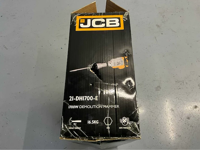 Jcb dh1700 - breekhamer - sloophamer - 1700w - in koffer - hamerslagkracht 65j - afbeelding 11 van  21
