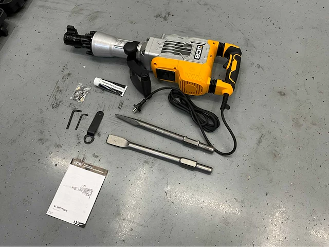 Jcb dh1700 - breekhamer - sloophamer - 1700w - in koffer - hamerslagkracht 65j - afbeelding 16 van  21