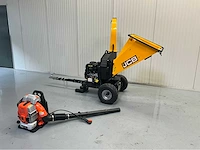 Jcb houthakselaar ch150120pe - 120 mm en bladblazer daewoo 2,2kw - afbeelding 12 van  64