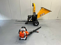 Jcb houthakselaar ch150120pe - 120 mm en bladblazer daewoo 2,2kw - afbeelding 34 van  64