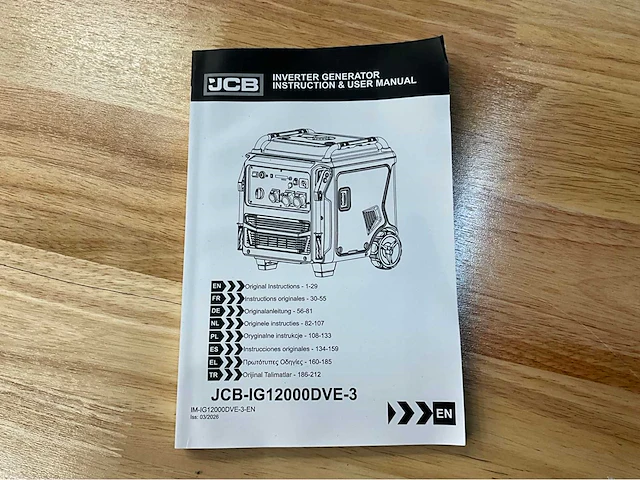 Jcb ig12000-dve-3 - inverter generator - 11000w - 13,75kva - 2026 - afbeelding 3 van  20