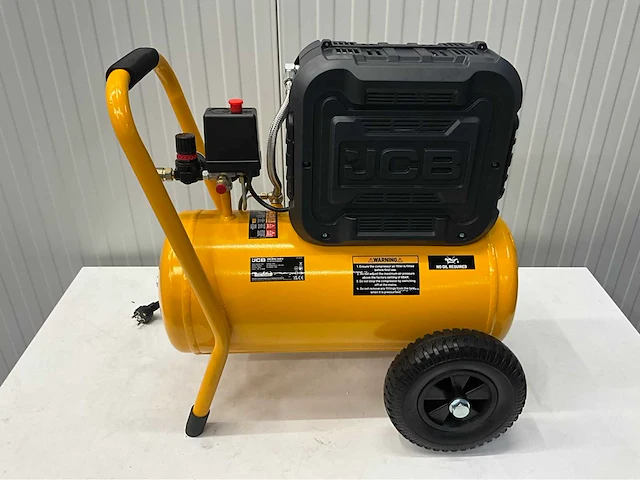 Jcb ofac-24h - hogedrukcompressor 24 liter - 8 bar - 1450rpm - 750w - afbeelding 16 van  17
