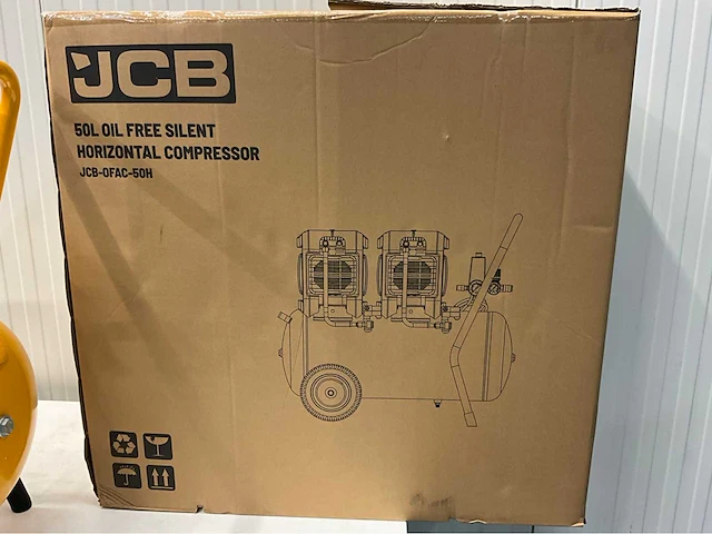 Jcb ofac-50h - hogedrukcompressor 50 liter - 10 bar - 1450rpm - 1500w - afbeelding 6 van  18