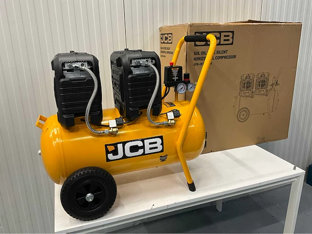 Jcb ofac-50h - hogedrukcompressor 50 liter - 10 bar - 1450rpm - 1500w - afbeelding 1 van  18