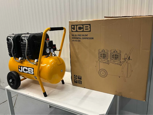 Jcb ofac-50h - hogedrukcompressor 50 liter - 10 bar - 1450rpm - 1500w - afbeelding 12 van  18