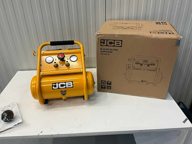 Jcb ofac-8h - hogedrukcompressor 8 liter - 8 bar - 1450rpm - 750w - afbeelding 10 van  20