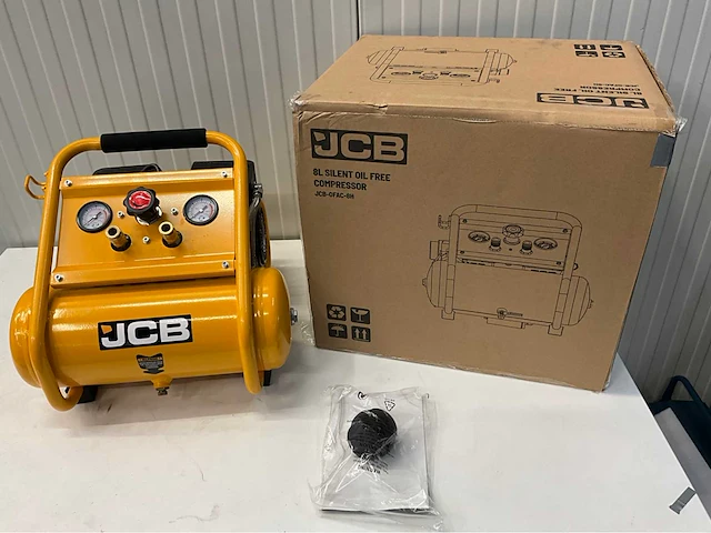 Jcb ofac-8h - hogedrukcompressor 8 liter - 8 bar - 1450rpm - 750w - afbeelding 12 van  20