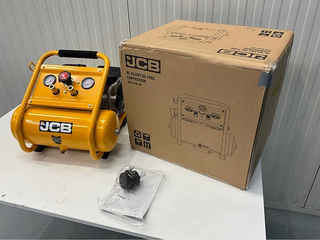 Jcb ofac-8h - hogedrukcompressor 8 liter - 8 bar - 1450rpm - 750w - afbeelding 15 van  20