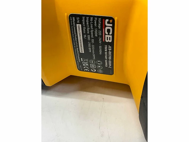 Jcb rh1700-sdsm - combihamer - 1700w - 4 werkstanden - slagenergie tot 19 joule - afbeelding 1 van  17