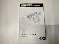 Jcb rh1700-sdsm - combihamer - 1700w - 4 werkstanden - slagenergie tot 19 joule - afbeelding 3 van  17