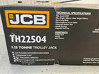 Jcb th22504 - hydraulische garagekrik - hefcapaciteit 2.25 ton - afbeelding 3 van  14
