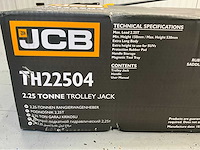 Jcb th22504 - hydraulische garagekrik 2.25tons - afbeelding 2 van  13