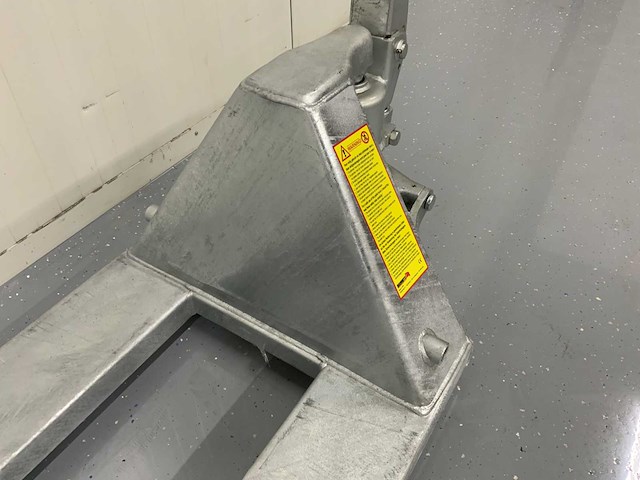Jd - hpt 2500 gegalvaniseerde pompwagen - hand hydraulische palletwagen - afbeelding 3 van  12