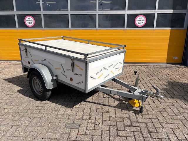 J.d. trailers t bagage-/gesloten bakaanhanger met deksel - afbeelding 1 van  46