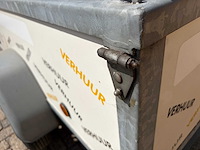 J.d. trailers t bagage-/gesloten bakaanhanger met deksel - afbeelding 6 van  17
