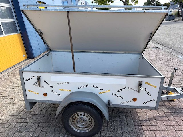 J.d. trailers t bagage-/gesloten bakaanhanger met deksel - afbeelding 10 van  17