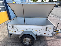 J.d. trailers t bagage-/gesloten bakaanhanger met deksel - afbeelding 10 van  17